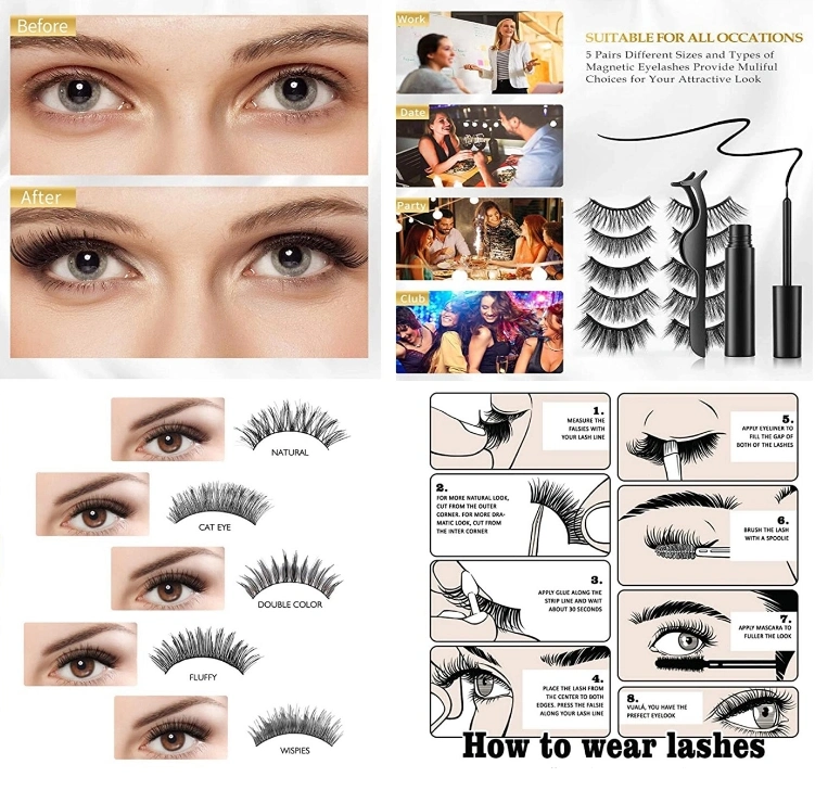 Handicraft 3D Mink False Lashes 100% Real Mink Fur 25mm False Eyelashes