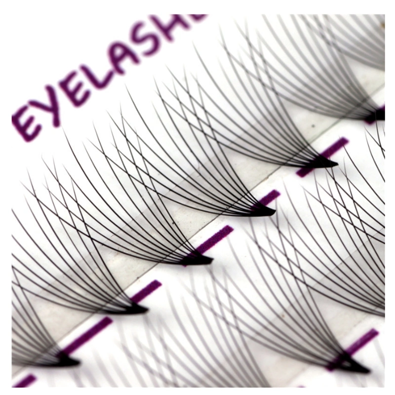 Wholesale 0.07 0.1mm 5D Curl Russian Volume Eyelash Extension Pre Made Fans Eyelash Extensions