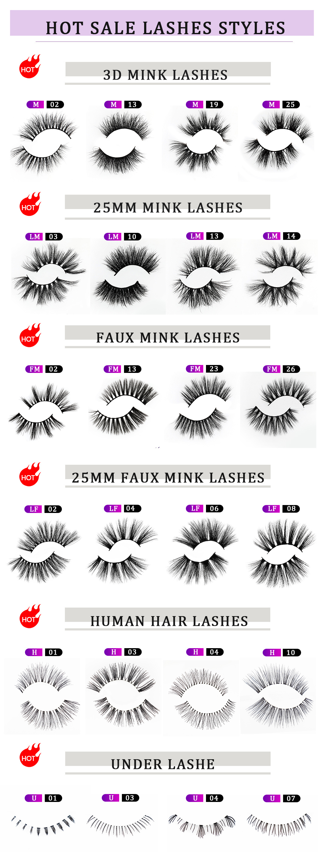 Mink Lahes 3D Mink Eyelashes with Stock Box Provide Sample Eyelash Box Packaging