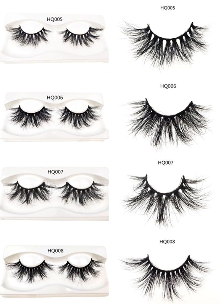 2020 New Factory Price Low MOQ Private Label 22mm 100% Real 3D Mink Eyelash