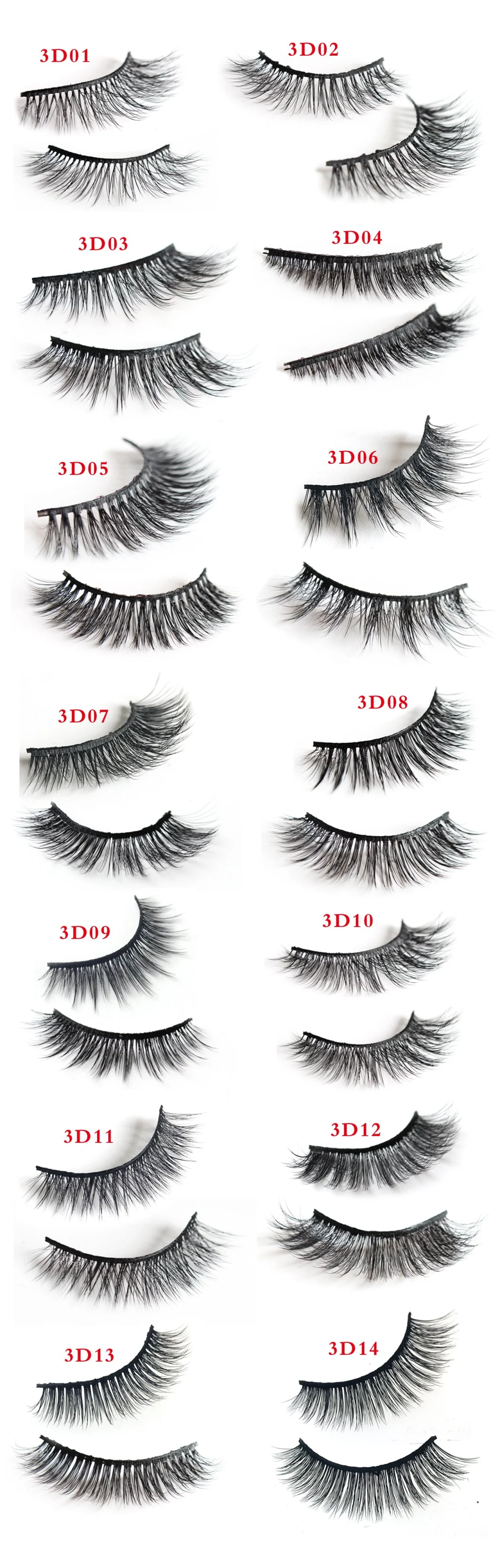 Experienced 3D Eyelash Mink 3D Mink Eyelashes Vendor 25mm Eyelashes