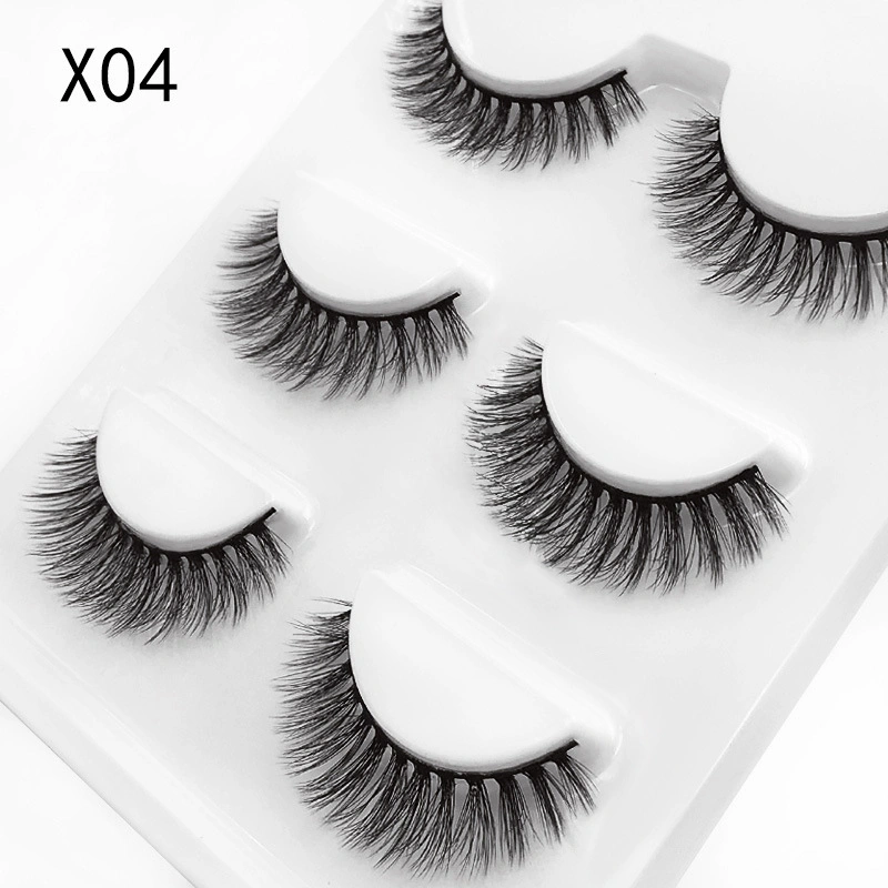 Wholesale 3D Mink Eyelashes Private Label Cruelty Free Vegan Lashes Clear Band Mink False Eyelashes Vendor