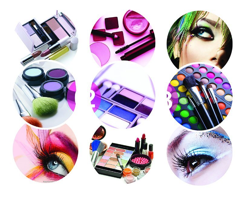 Plastic Eyeshadow Palette Eyelash Case Compact Box Cosmetic Packaging Y285-1