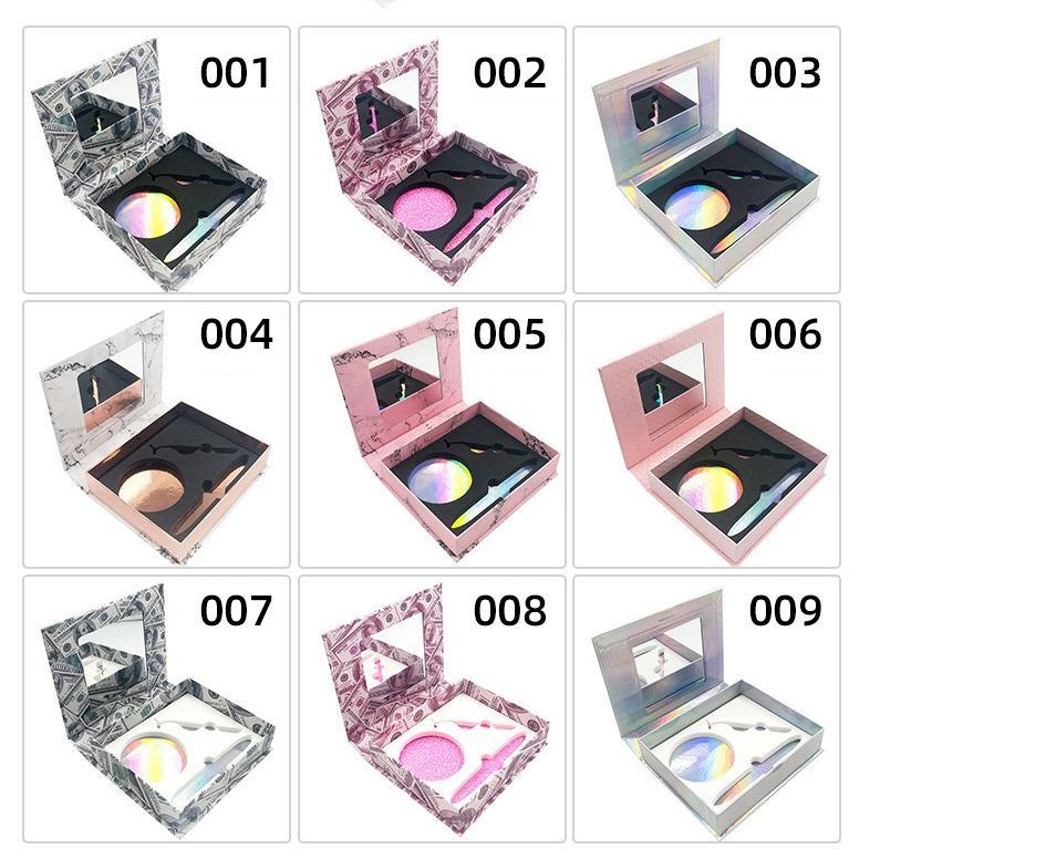 3D Mink Eyelashes False Eye Lashes Private Label Custom Packaging Box 3D Mink Lashes