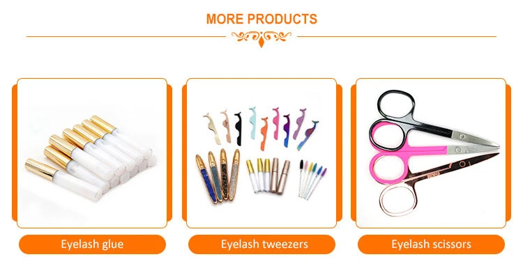 Factory Wholesale 3D Mink Eyelashes 5 PCS/Set of Fake Eyelashes Private Label Natural Thi Eyelashes