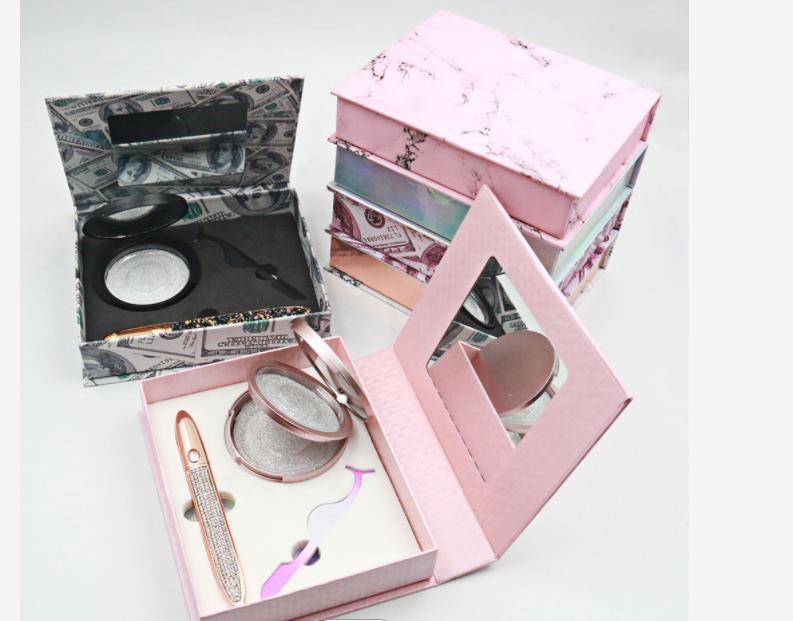 3D Mink Eyelashes False Eye Lashes Private Label Custom Packaging Box 3D Mink Lashes
