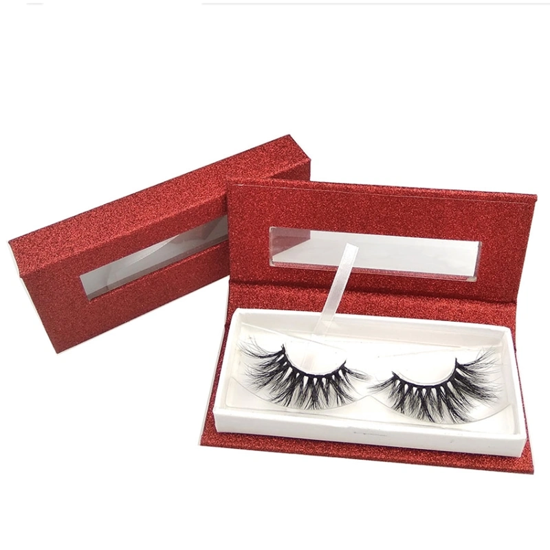 High Quality Natural 3D False Eyelashes Individual Eyelash Packaging Box Eyelashes for Makeup