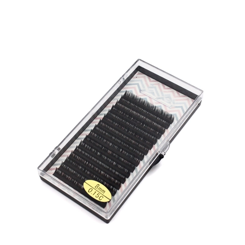 Wholesale All Sizes False Eyelash Mink Black Material Jbcd Curls 1 Tray/Lot Eyelash Extension
