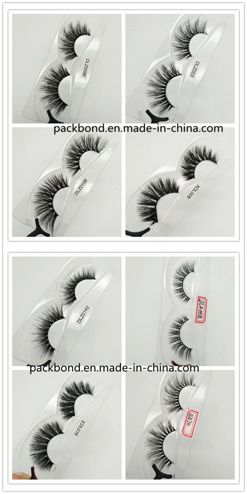 3D Soft Synthetic Eyelash 100%Hand Made False Eyelash Silk Lashes