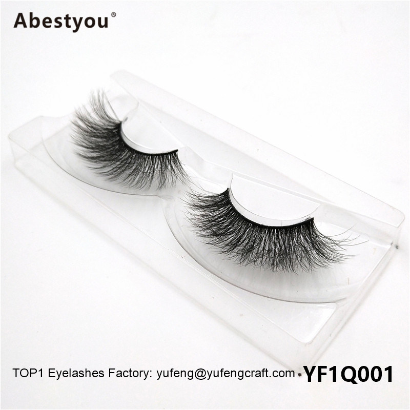 Abestyou Natural Faux Wispy Fake Mink Eyelashes Fake Eyelashes