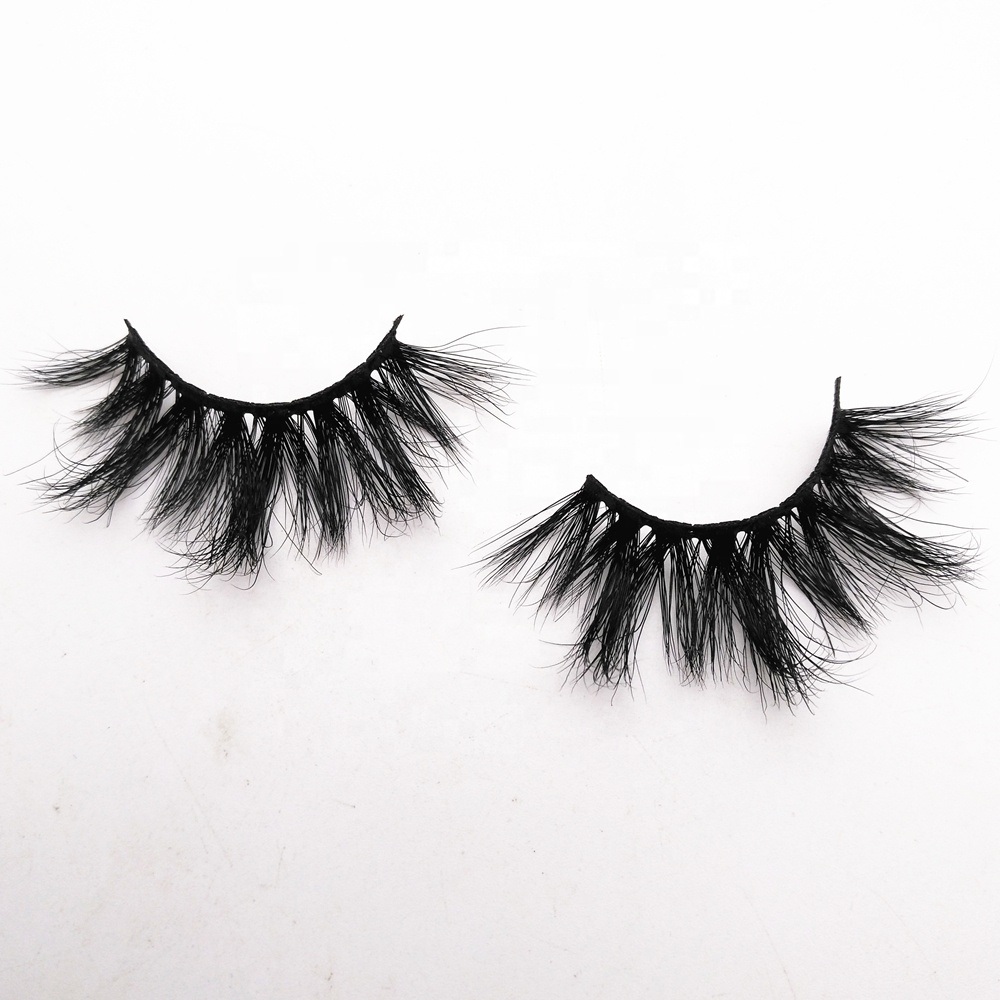 Luxury Reusable 25mm Lashes Long Natural Wispy 3D Mink 25mm Eyelashes for Makeup