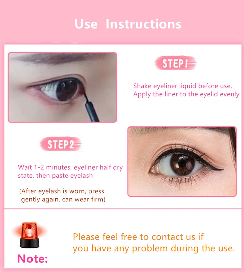 Wholesale Magnetic Eyeliner Eyelashes Extension Silk Strip Lashes Fluffy Mink Eyelashes Magnetic Liner