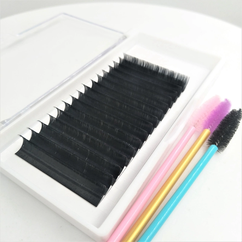 Factory Supplies 4D 5D Silk Lashes Flat Lash Extension Eyelashes with Great Price