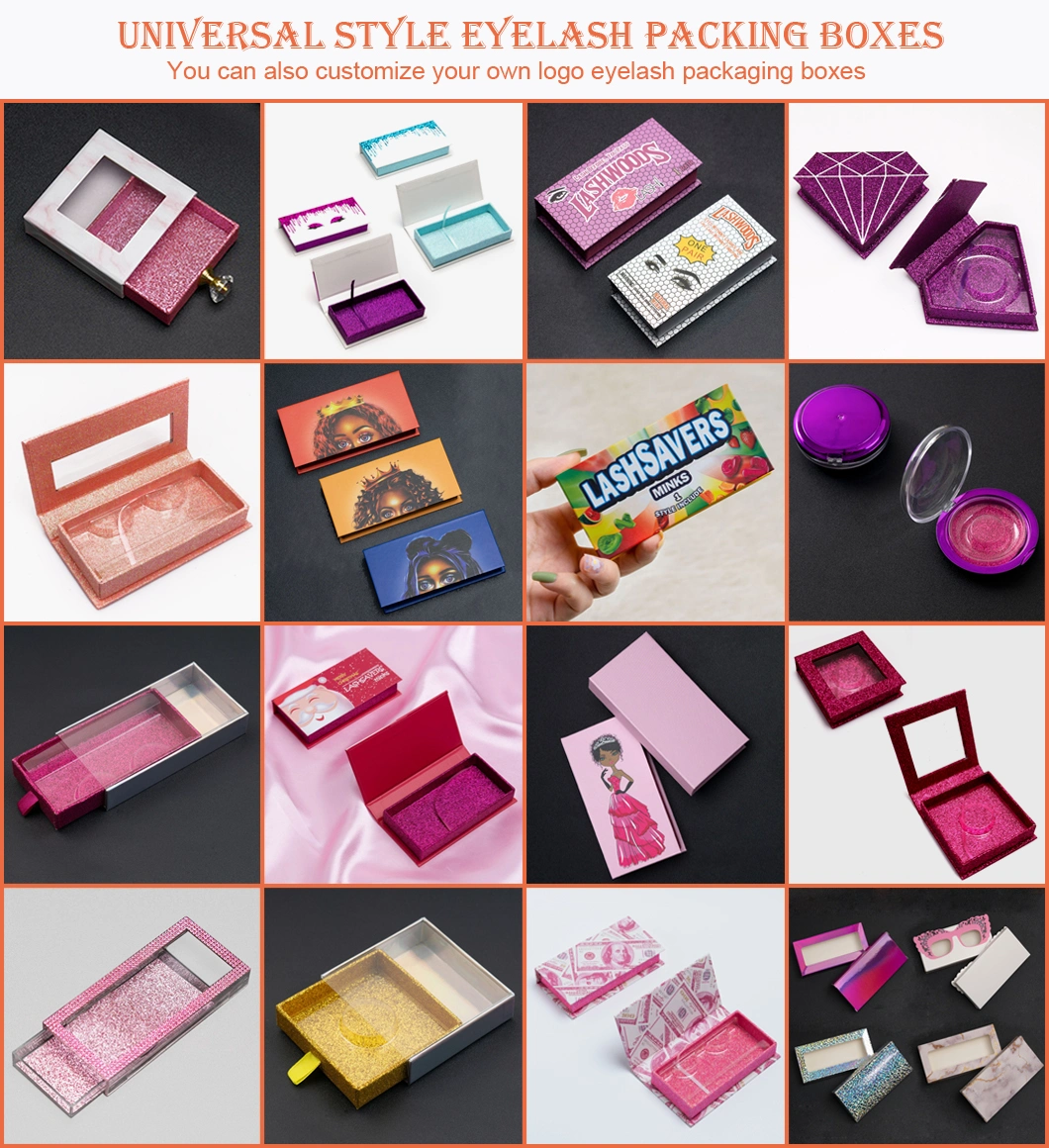 2020 Hot Styles 3D Mink Lashes Private Label Eyelash Packaging Box Real Mink 3D Eyelash