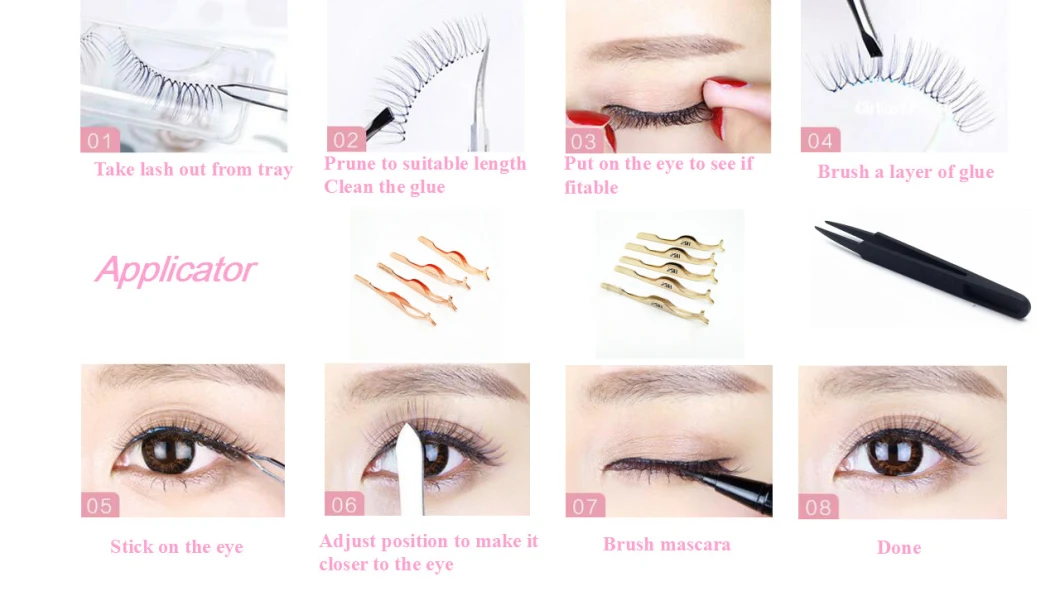 Wholesale Individual Eyelashes Mink 3D Lashes