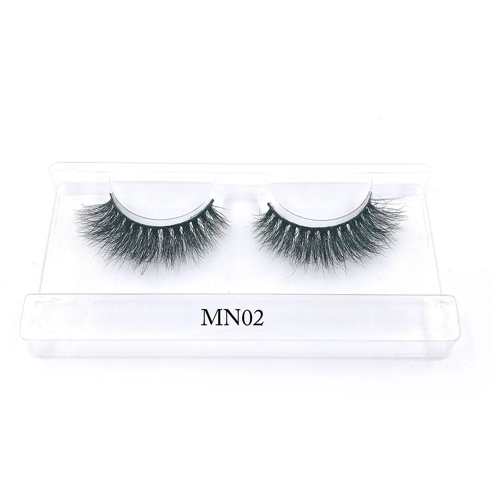 Natural Distrutors Free Samples Custom Paaging 3D Mink Eyelashes Vendor Hot Sale Strip Mink 3D Eyelashes