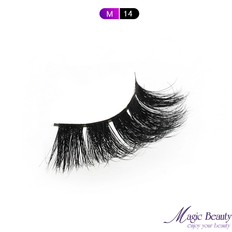 M14 Private Label 25mm Eyelashes Wholesale Extra Super Long 25mm 3D Mink Eyelash with Custom Packaging