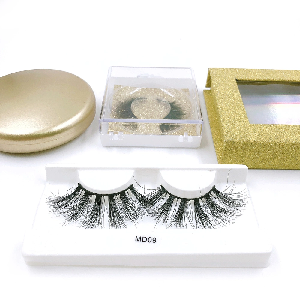Custom Mink Eyelashes Boxes Packages with Personal Logo Labels