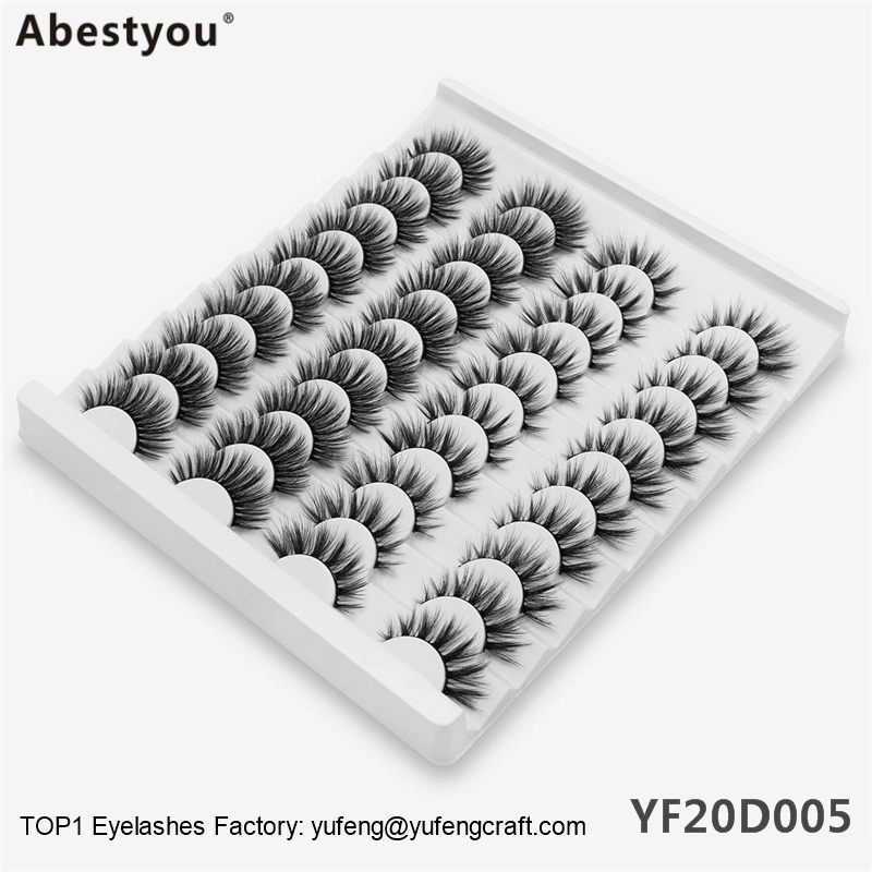 Abestyou Wholesale 100% Real Mink 25mm 5D Eyelash Individual Mink Eyelashes