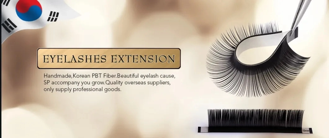 2020 Private Label Mink Eyelashes Extensions Professional Silk Lashes Tray Individual Russian Volume Eyelash Extension