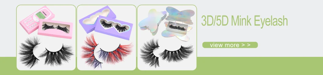 Custom Logo Mink Eyelashes Eyelash Vendors Colored False Eyelashes 3D Cruelty Free
