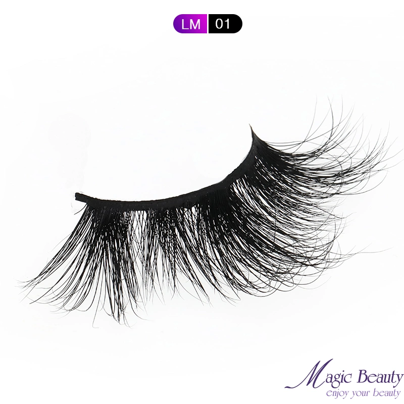 Top Quality Cruelty Free 25mm Mink Lashes False Lashes with Custom Eyelash Packaging
