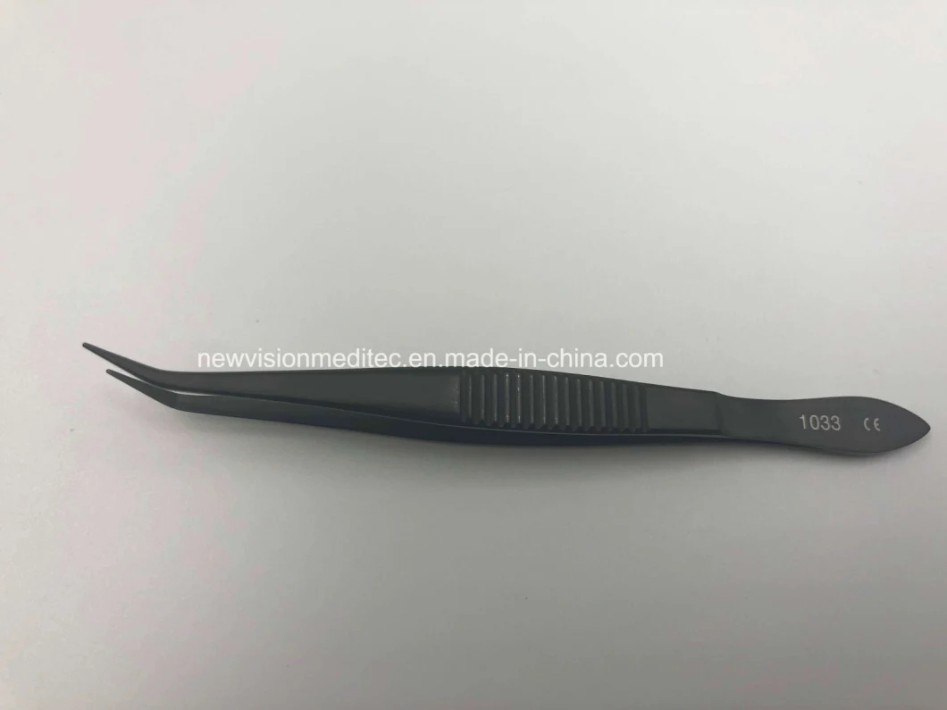 Titanium Cilia Forceps with Ceramic Coating