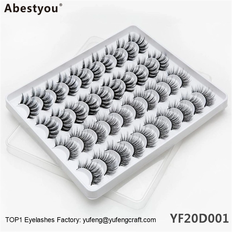 Abestyou 3D Mink Effect False Eyelash 3D Mink Eyelashes with Custom Packaging