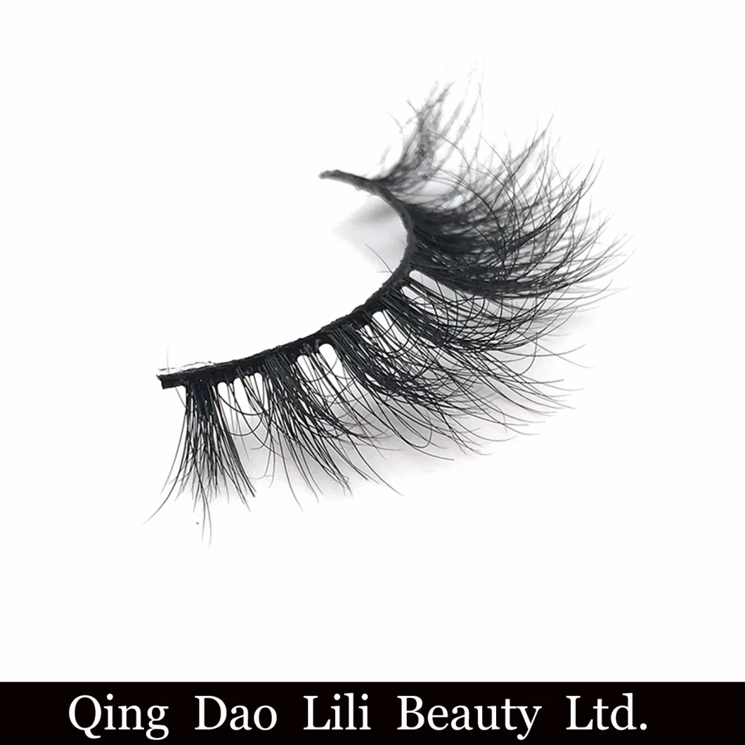 Lashes Clear Band Private Label High Quality Pure Customised Best Real 3D Mink Eyelash