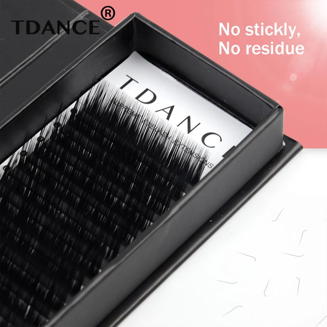 Tdance Magnetic Box Individual Lash L Curl 3D Russian Volume Natural Eyelash Extension Professional Lash