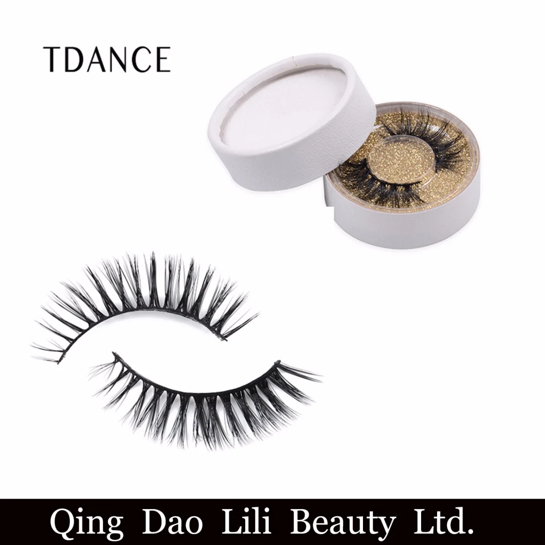 OEM Makeup Wispy False 3D Mink Eyelashes Custom Box
