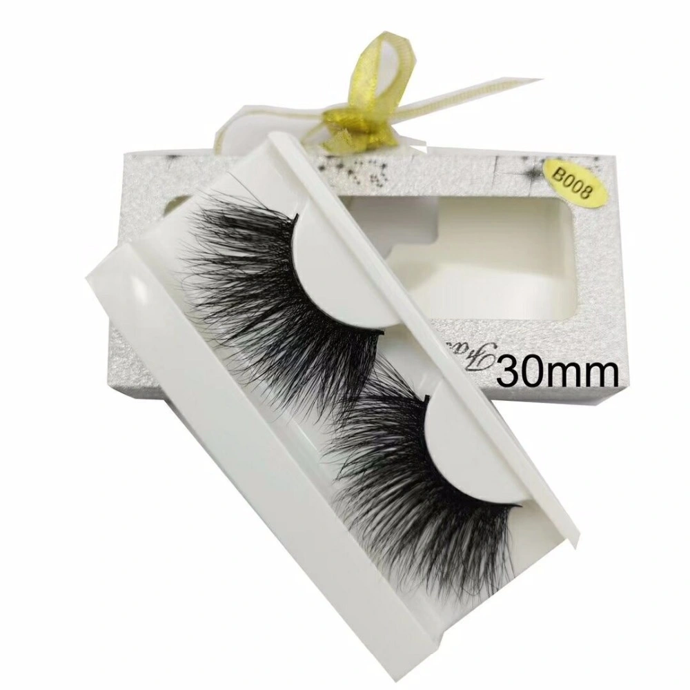 100% Mink Eyelashes Natural Fake Lashes Length 30mm Makeup 3D Mink Lashes Extension Eyelash