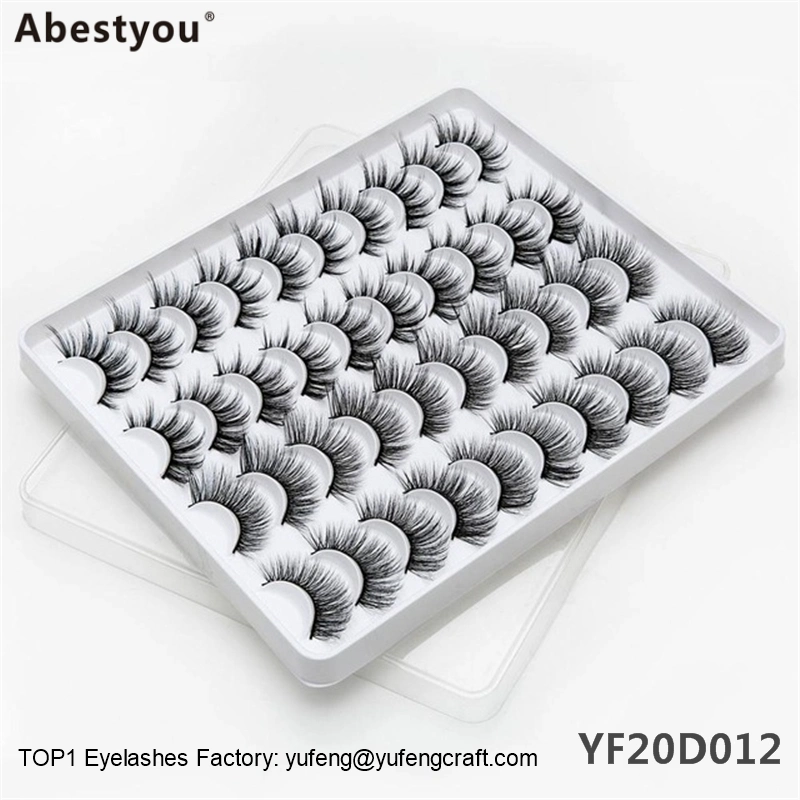 Abestyou Wholesale 100% Real Mink 25mm 5D Eyelash Individual Mink Eyelashes