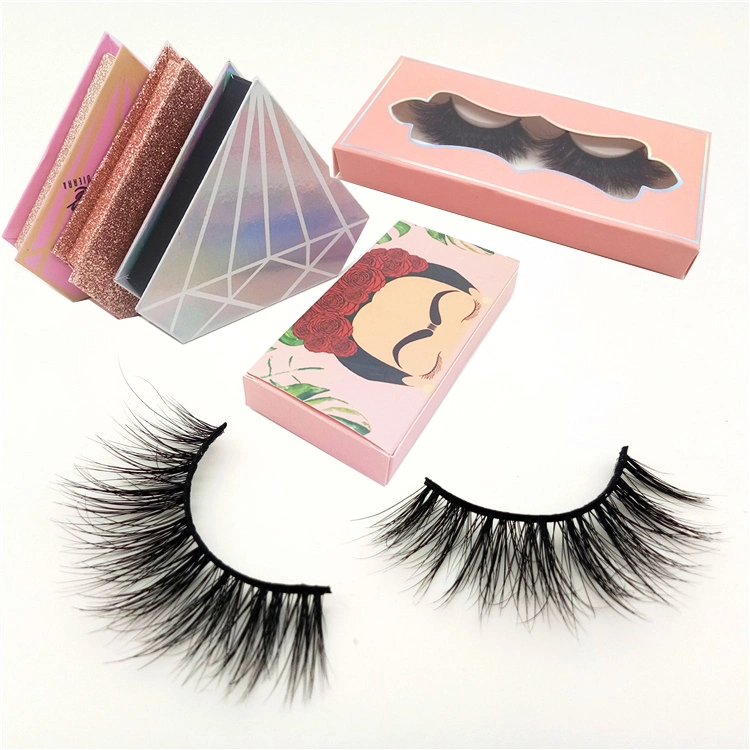 Soft Faux Eyelash Extension Custom Packaging Private Label Russian Volume Lashes