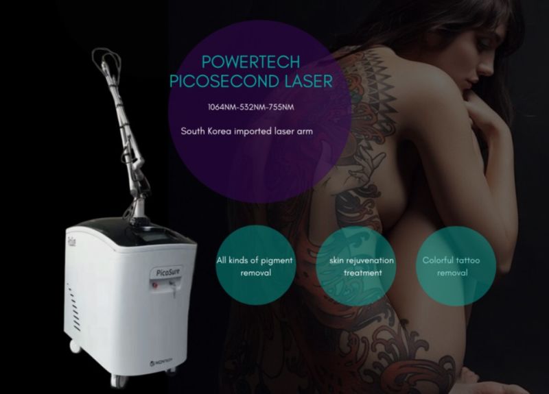 Q Switched ND YAG Laser Picosecond Laser Tattoo Removal Machine