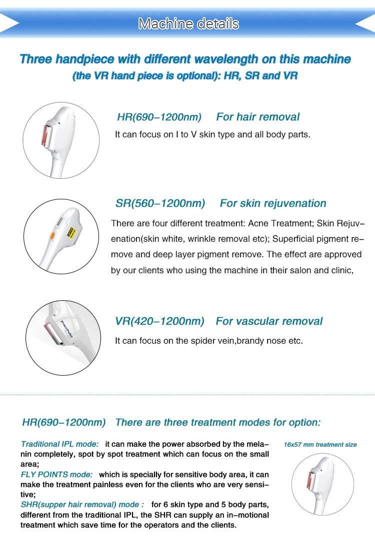 Home Machine Permanent Laser IPL Hair Removal/IPL Shr Opt/IPL Hair Removal System