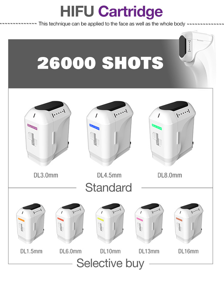 26000 Shots Anti-Wrinkle Machine Face Lift Hifu Facial Machine