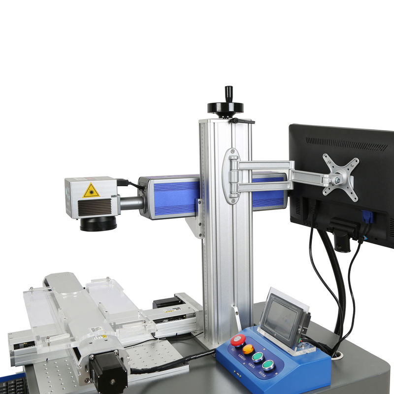 High Speed Fiber Laser Marking/Printing Machine Intelligent Laser Machine for Button Battery