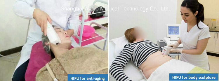 Skin Tightening and Anti Aging Focused Ultrasound Hifu Machine
