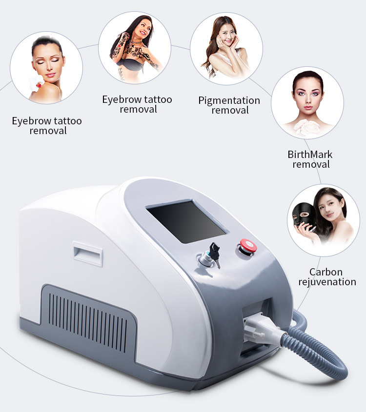 Q-Switch ND YAG Laser Pigmentation Removal Tattoo Removal Laser Beauty Machine