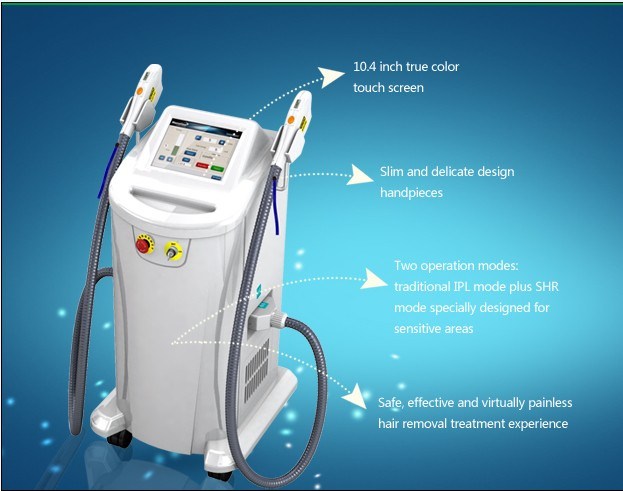 Permanent Hair Removal IPL Machine Shr Laser Device with Ce Approved