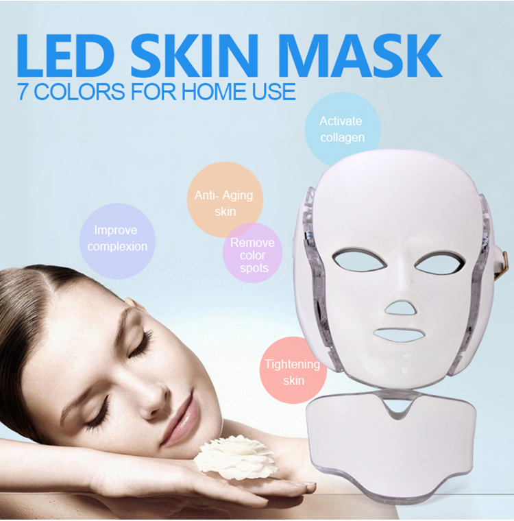 Anti-Aging PDT Beauty 7 Colors LED Light Therapy Device