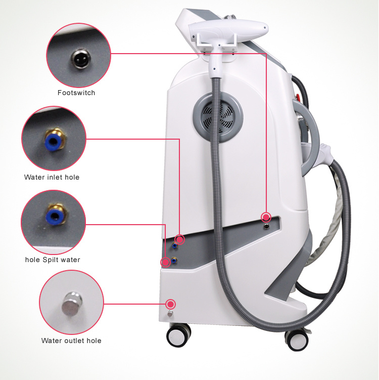 IPL Hair Removal & Skin Rejuvenation Laser Tattoo Removal RF Face Lifting Machine