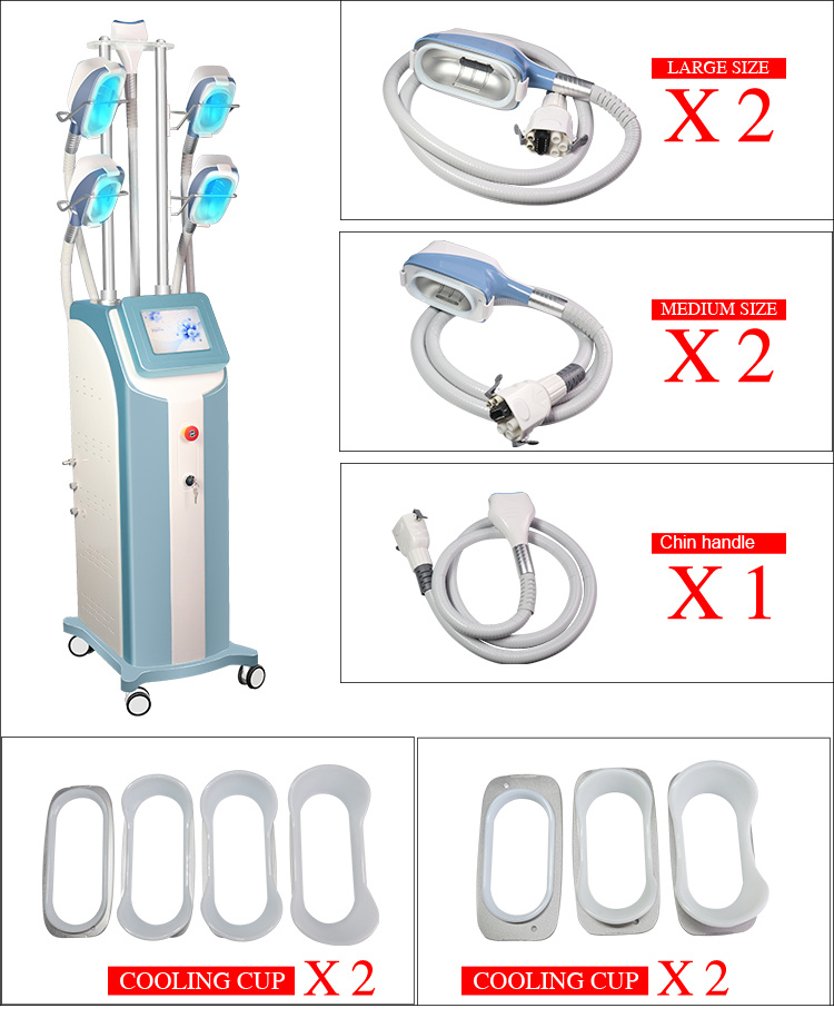 Cheap Price 360 Degree Non Vacuum Cryolipolysis Fat Freezing Sculpting Machine at Home