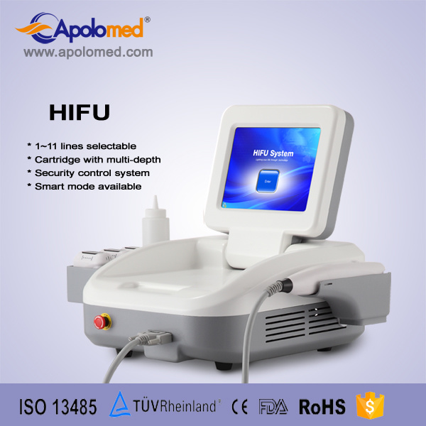 4MHz Popular Hifu Machine for Weight Loss and Wrinkle Removal