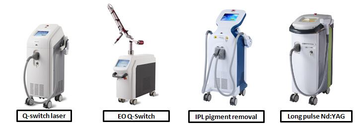 ND YAG Laser Q Switch Eo Q-Witched ND YAG Laser for Tattoo Removal