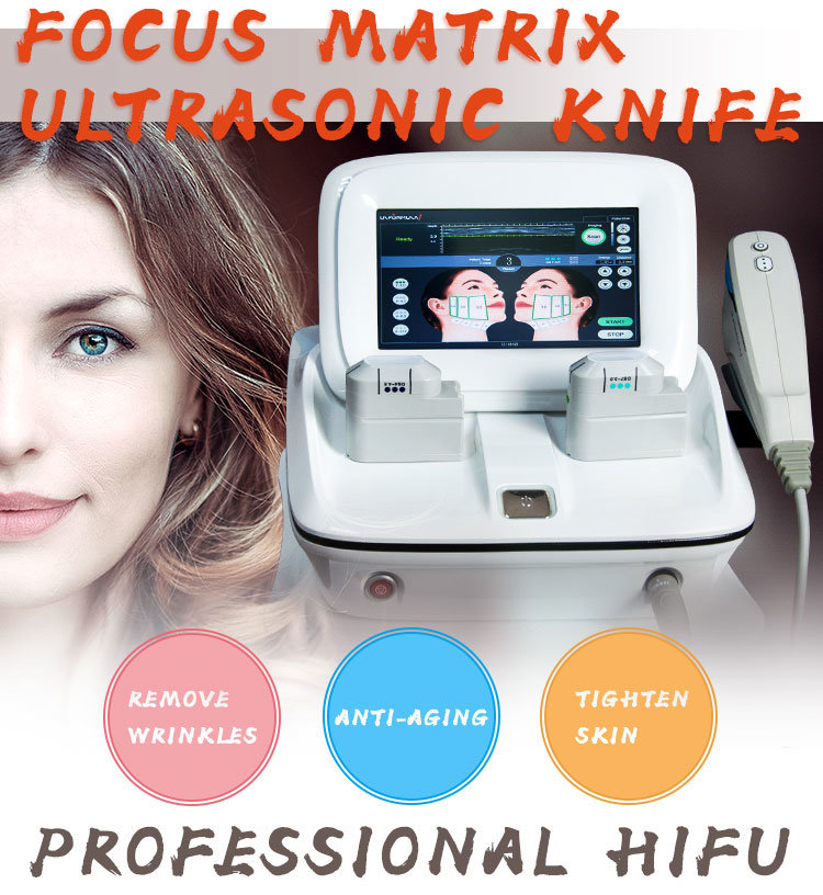 Portable Design 3D Hifu Machine for Anti-Wrinkle and Skin Rejuvenation