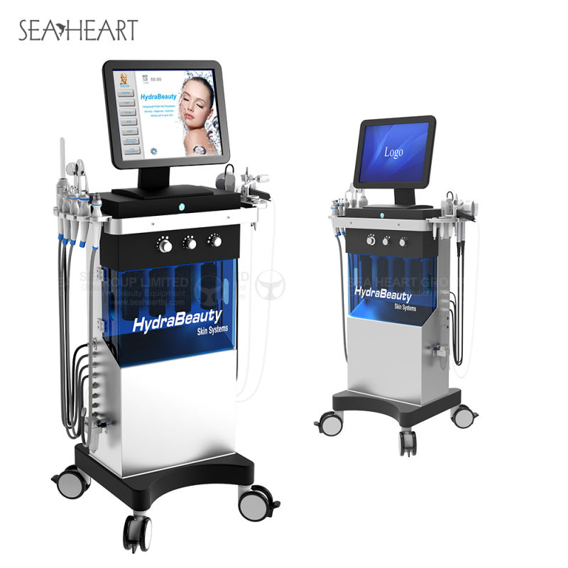 Sea Heart 9 in 1 Aqua Facial Cleaning Hydra Beauty Microdermabrasion Machine with Ce