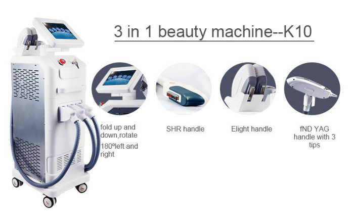 Q-Switch ND: YAG Laser Elight IPL Shr Laser Multi-Function