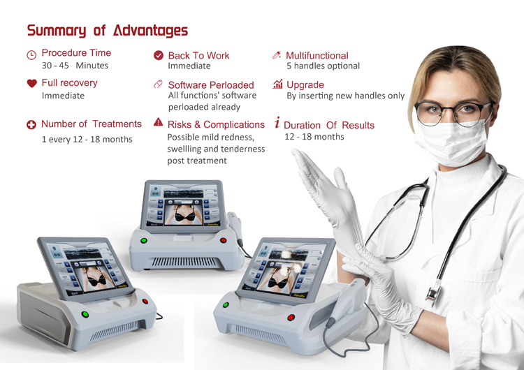 Ultra Skin Hifu 3D Hifu Machine Facial Treatment Beauty Equipment